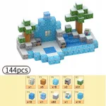 Магнітний конструктор Minecraft 144 деталей "Криниця снігового будинку" - Зображення 2