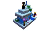 Магнітний конструктор Minecraft 110 деталей "Будинок із льоду та снігу" - Зображення 4
