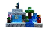 Магнітний конструктор Minecraft 110 деталей "Будинок із льоду та снігу"