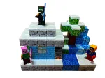 Магнітний конструктор Minecraft 110 деталей "Будинок із льоду та снігу" - Зображення 6