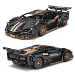 Конструктор «Lamborghini Black-Gold» – 1259 деталей, масштаб 1:14, радіокерування - Зображення 3
