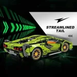 ️ Конструктор «Lamborghini Green» – 1094 деталей, 1:14, радіокерування, підсвітка автомобіля - Зображення 4