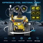 Конструктор iM.Master 8060 Yellow Wall-E – Трансформер 3 в 1 на радіокеруванні - Зображення 4