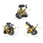 Конструктор iM.Master 8039 Yellow Wall-E – Трансформер 3 в 1 на радіокеруванні - Зображення 3