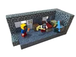 Магнітний конструктор Minecraft  80 деталей Кам'яний дім 3 фігурки - Зображення 3
