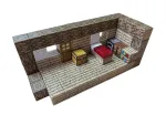 Магнітний конструктор Minecraft  80 деталей Дерев'яний дім 3 фігурки - Зображення 3