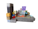 Магнітний конструктор Minecraft  100 деталей Портал у скелі 3 фігурки Майнкрафт - Зображення 8