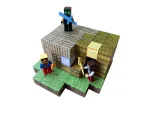 Магнітний конструктор Minecraft  100 деталей Ранчо Дім 3 фігурки Майнкрафт