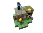 Магнітний конструктор Minecraft  100 деталей Ранчо Дім 3 фігурки Майнкрафт - Зображення 4