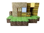 Магнітний конструктор Minecraft  100 деталей Ранчо Дім 3 фігурки Майнкрафт - Зображення 6