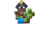 Магнітний конструктор Minecraft  48 деталей Маленький Дім 1 фігурка Майнкрафт - Зображення 7