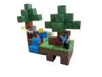 Магнитный конструктор Minecraft 100 деталей Маленький сад 3 фигурки Minecraft — изображение 3