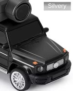 Радіокерований Mercedes G-Class 1:64 з HD FPV камерою та LED підсвіткою — чорний стильний «Кубік» - Зображення 6