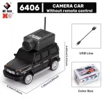 Радіокерований Mercedes G-Class 1:64 з HD FPV камерою та LED підсвіткою — чорний стильний «Кубік» - Зображення 2