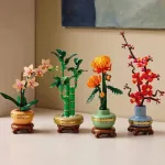 Конструктор “Сливовий цвіт” (Plum Blossom) — 327 деталей, вазон-декор для дому в крафтовій упаковці - Зображення 6