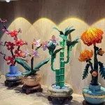 Конструктор “Сливовий цвіт” (Plum Blossom) — 327 деталей, вазон-декор для дому в крафтовій упаковці - Зображення 7