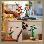 Конструктор “Сливовий цвіт” (Plum Blossom) — 327 деталей, вазон-декор для дому в крафтовій упаковці - Зображення 8