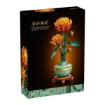 Конструктор в стилі LEGO Botanicals "Хризантема" 278 деталей для осіннього декору інтер'єру в крафтовій упаковці - Зображення 2