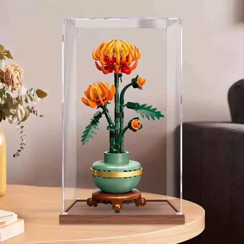 Конструктор в стилі LEGO Botanicals "Хризантема" 278 деталей для осіннього декору інтер'єру в крафтовій упаковці - Зображення 5