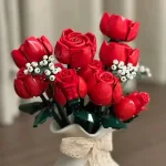 Конструктор в стилі LEGO "Букет троянд" 822 деталі для романтичного декору та подарунків - Зображення 3