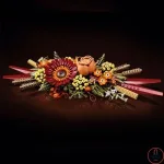 Конструктор в стилі LEGO Botanical "Панно із сухоцвітів" 812 деталей для креативного декору інтер'єру