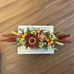 Конструктор в стилі LEGO Botanical "Панно із сухоцвітів" 812 деталей для креативного декору інтер'єру - Зображення 8