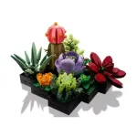 Конструктор в стилі LEGO Botanical "Сукуленти" 771 деталь для стильного рослинного декору дому - Зображення 2