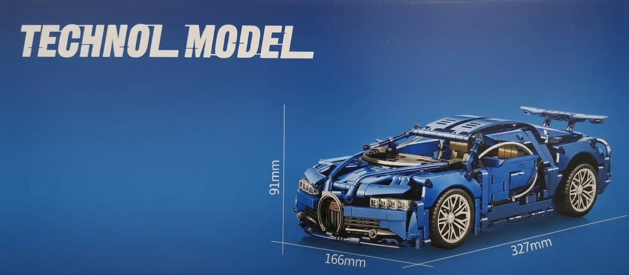 Конструктор Bugatti Chiron на радіокеруванні