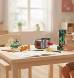 Дерев'яний STEM-конструктор 4 в 1 "Оптика" (8+): Збери та розмалюй Бінокль, Перископ, Камеру-обскура. Навчальний набір.