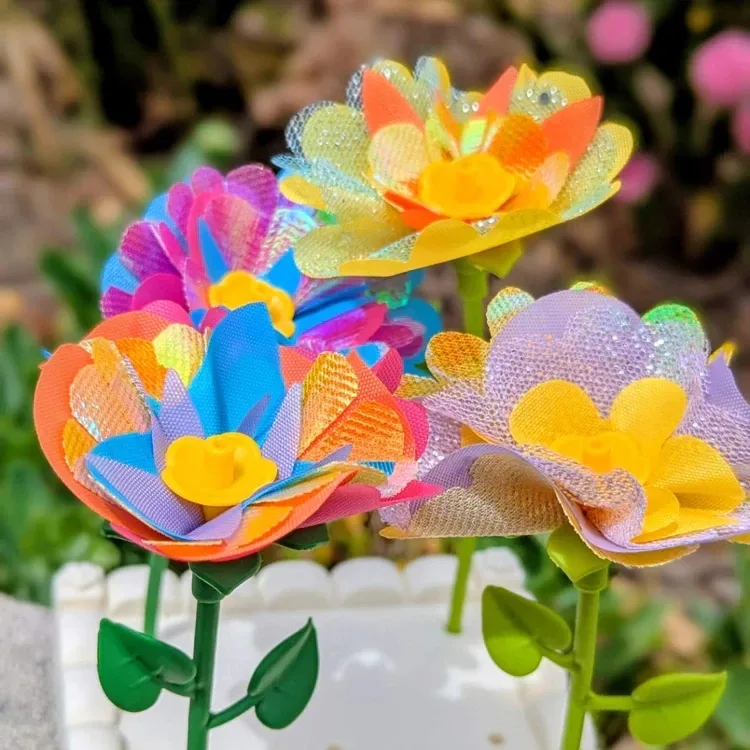 DIY набір для творчості Flower Maker: Навчальний комплект для моделювання квітів та флористики (189 деталей) - Зображення 5