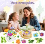 DIY набір для творчості Flower Maker: Навчальний комплект для моделювання квітів та флористики (189 деталей) - Зображення 8