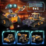 Програмована робототехніка 5 в 1 Robots Pro: всі варіанти збірки конструктора