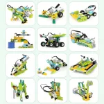 Приклади STEM-проєктів: робот-тварина, кран та спецтехніка WeDo 2.0 Education