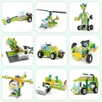 Приклади зібраних STEM-моделей набору WeDo 2.0 Education