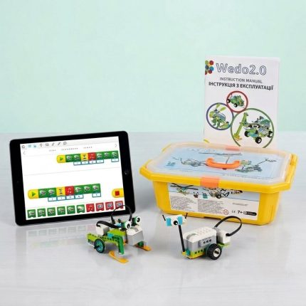 Великий конструктор з робототехніки WeDo 2.0 на 560 елементів з інструкцією, планшетом та двома зібраними моделями