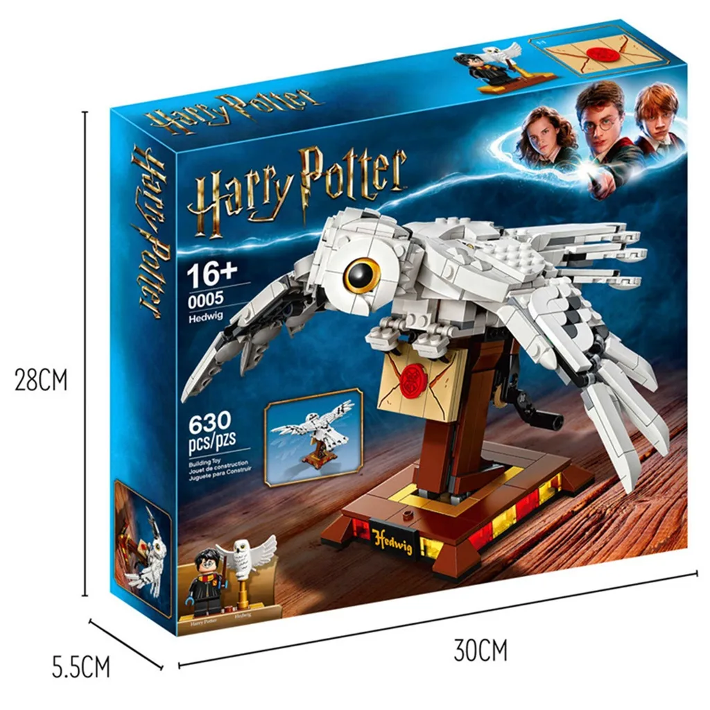 Конструктор Колекційна Сова Гедвіга за мотивами Harry Potter, 630 деталей - Зображення 2