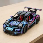 Конструктор спортивний автомобіль Porsche 911 GT3 RS графіті 1306 деталей масштаб 1:12