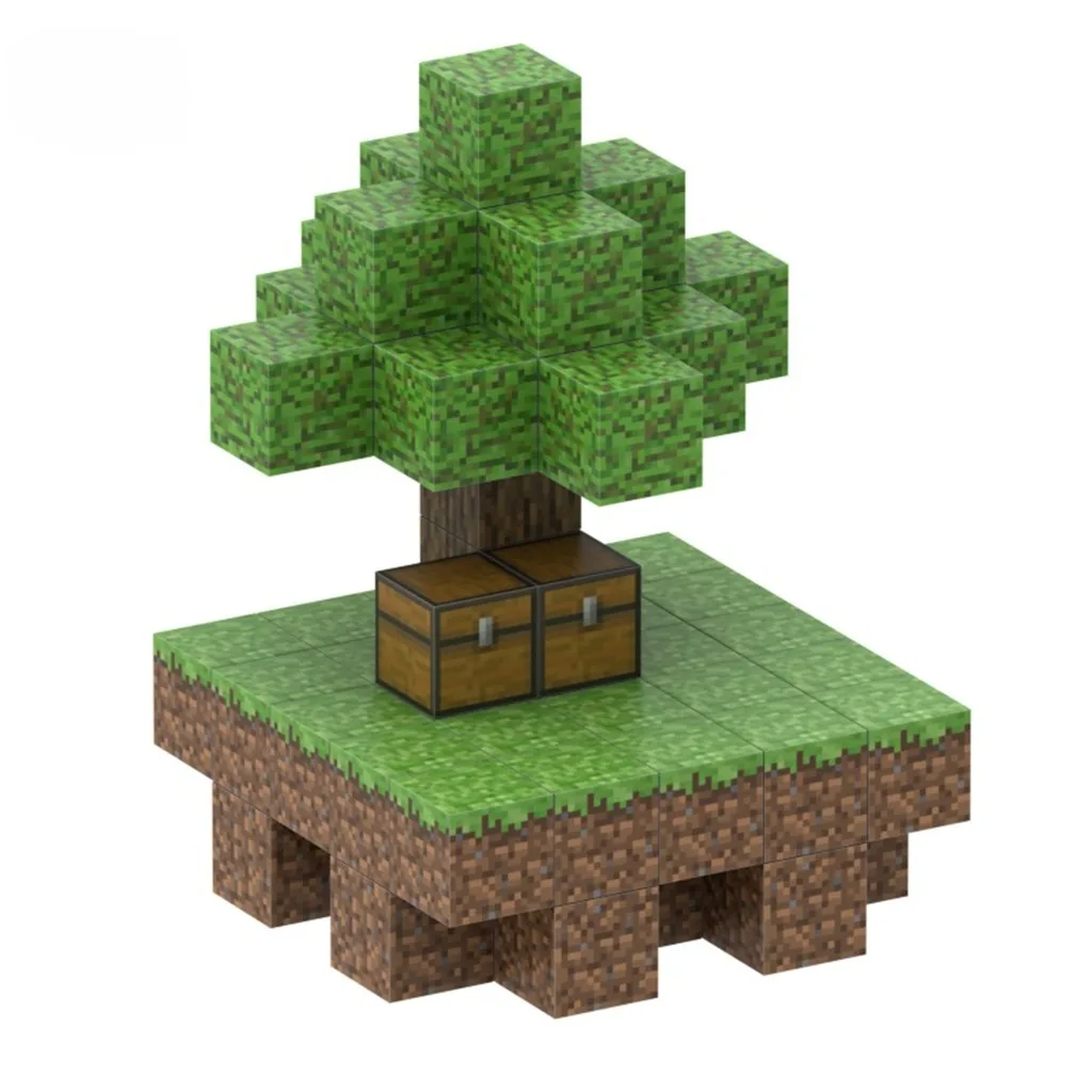 Isle of Skye (1) Магнітний конструктор Острів Скай за мотивами Minecraft 64 деталей - Зображення 1