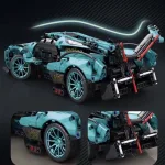 Конструктор Lamborghini на радіокеруванні: вид ззаду, деталізація двигуна V12 та спортивного спойлера