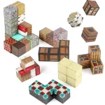 Магнітний конструктор Міні-ліс за мотивами Minecraft 48 деталей - Зображення 3
