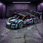 Розміри конструктора Porsche 911 GT3 RS довжина 38 см масштаб 1:12 велика колекційна модель