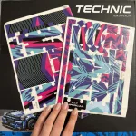 Набір оригінальних наліпок для конструктора Porsche 911 GT3 RS тюнінг та деталізація кузова
