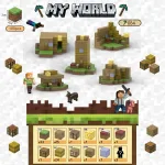 Магнітний конструктор Котедж на ранчо за мотивами Minecraft 100 деталей
