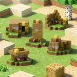 Магнітний конструктор Котедж на ранчо за мотивами Minecraft 100 деталей - Зображення 2