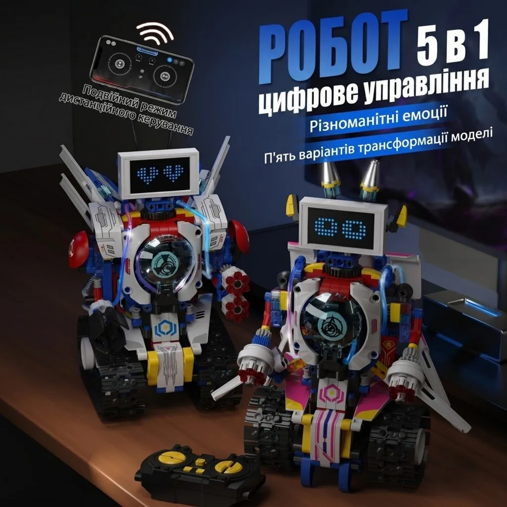 Бойовий робот 5-в-1 з дисплеєм • 6+ - Зображення 6