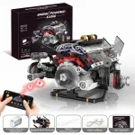 Динамічний конструктор Двигун BMW F1 з підсвіткою та дистанційним керуванням через додаток