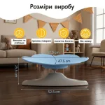 Дитяче сенсорне обертове крісло 360 Блакитне - Зображення 4