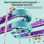 Магнітний конструктор-магістраль Magnetic Track GO з левітаційним потягом та мостом-гойдалкою 126 деталей - Зображення 5
