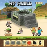 Магнітний конструктор Телепортер Ендера за мотивами Minecraft 64 деталі - Зображення 2