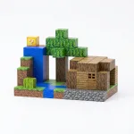 Магнітний конструктор Лісовий будинок біля водоспаду за мотивами Minecraft 107 деталей